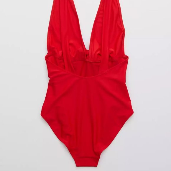 NWT Aerie Plunge One Piece Swimsuit in Chi… - Picture 5 of 10